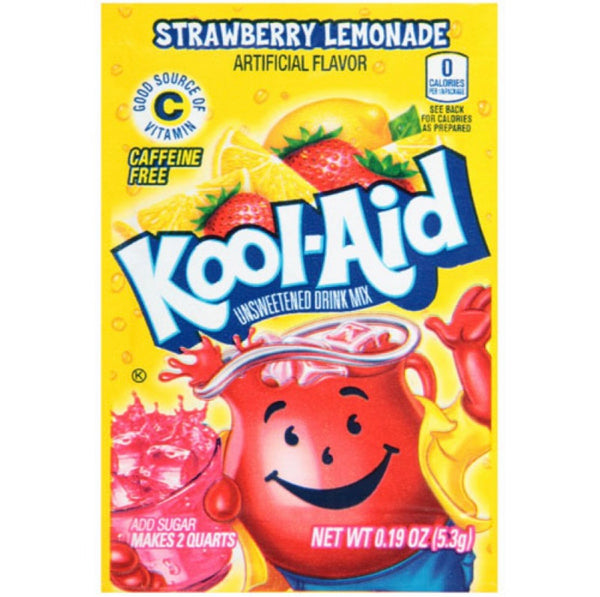 Kool Aid Strawberry Lemonade Drink Mix 5.3g