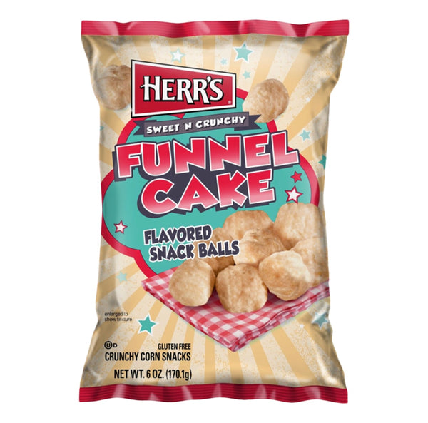 Herr's Sweet 'N Crunchy Funnel Cake Flavoured Snack Balls (170.1g)