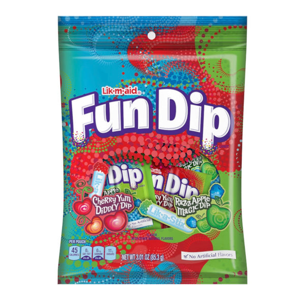 Lik-M-Aid Fun Dip Peg Bag (58g)