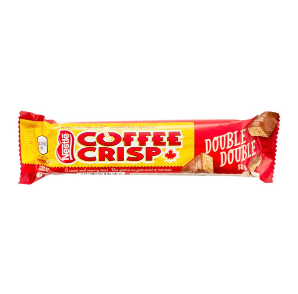 Nestle Coffee Crisp Double Double Canadian Chocolate Bar 50g