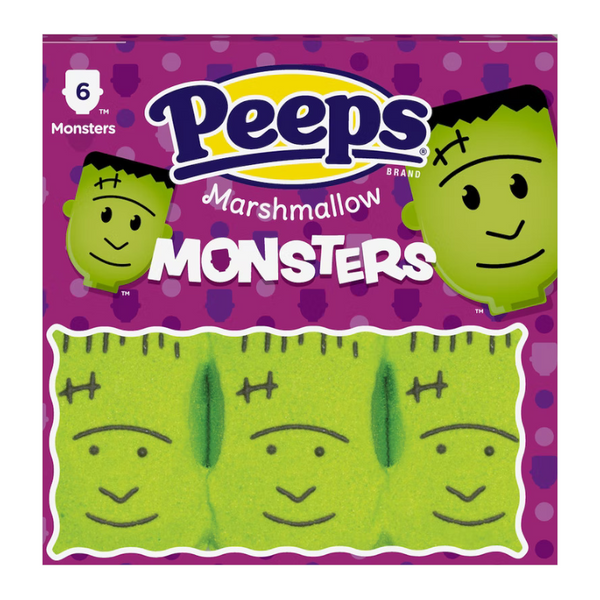 peeps marshmallow monsters 6 pack 85g