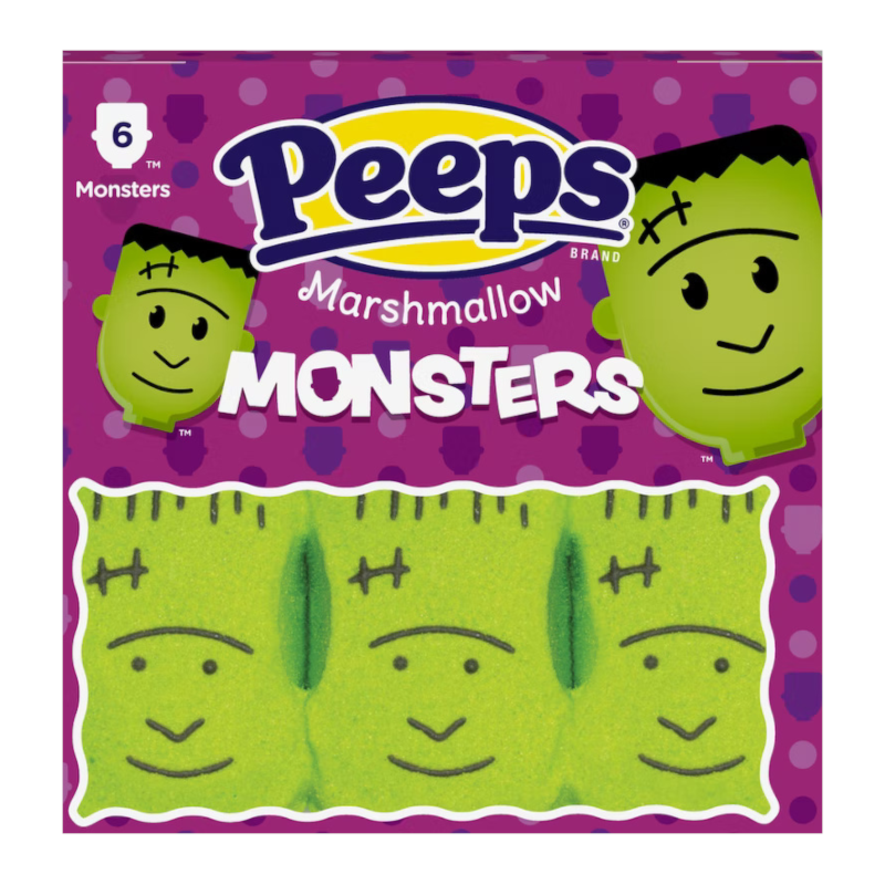 peeps marshmallow monsters 6 pack 85g