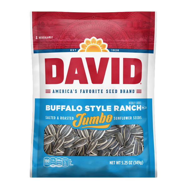 David's Sunflower Seeds Jumbo Buffalo Style Ranch (149g)