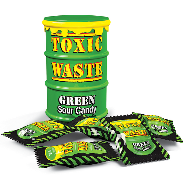 Toxic Waste Green Drum Extreme Sour Candy (42g)