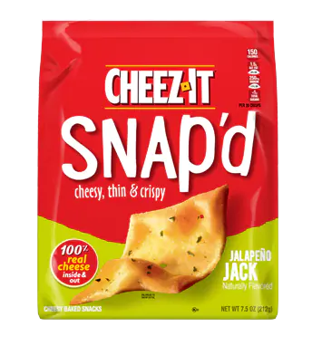 Cheez It Snap’d Jalapeno Jack (212g)