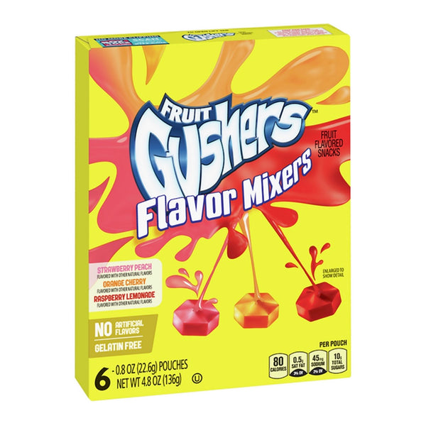 Fruit Gushers Flavor Mixers 136g