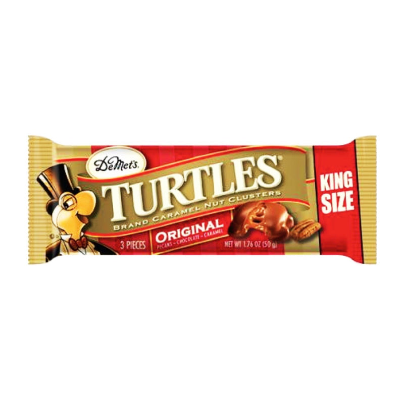 DeMets Turtles Caramel And Pecan Clusters King Size 50g