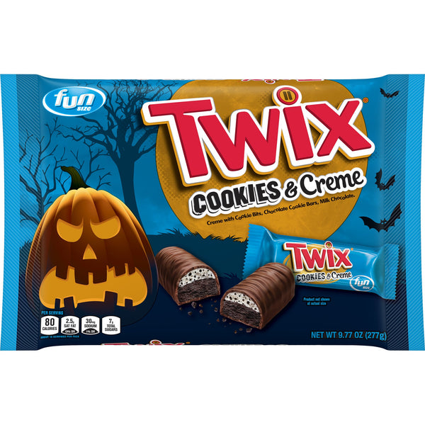 Twix Cookies & Creme Fun Size Bars (277g) [Halloween]
