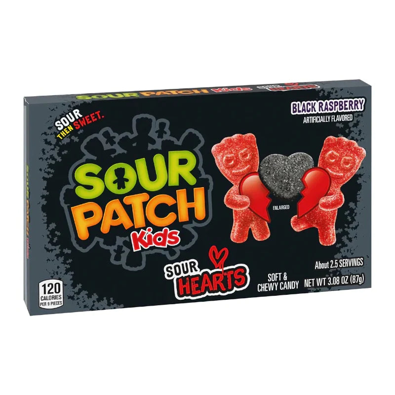 Sour Patch Kids Black Raspberry Hearts (87g)