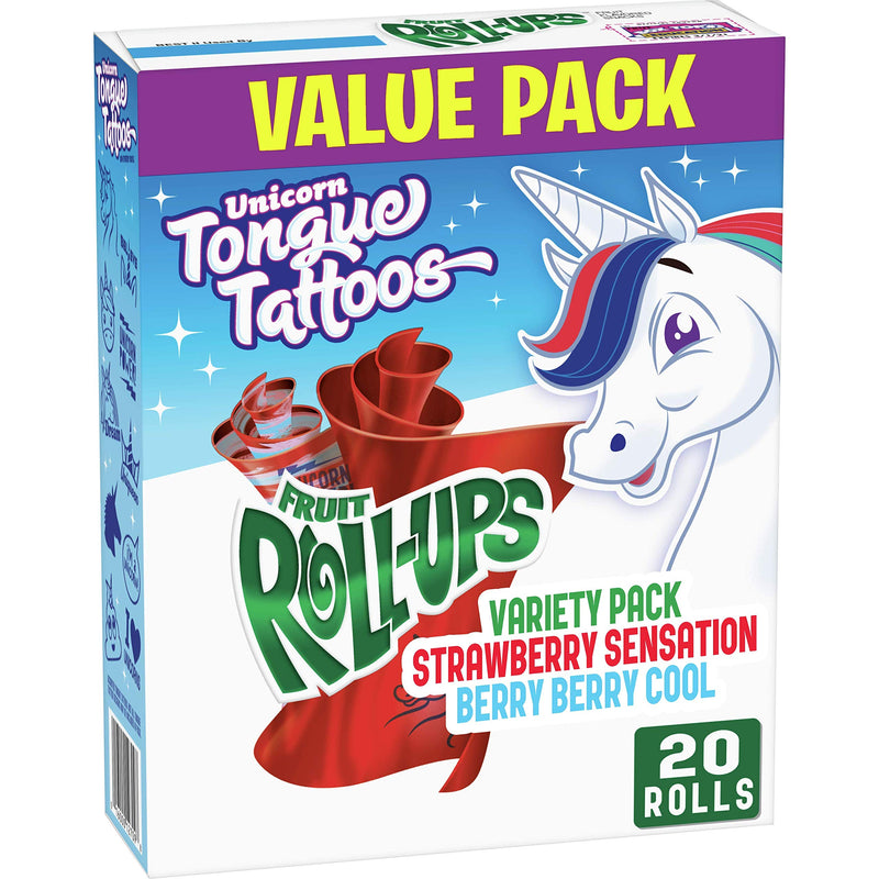 Fruit Roll Ups Variety Value Pack- 20 Rolls (283g)