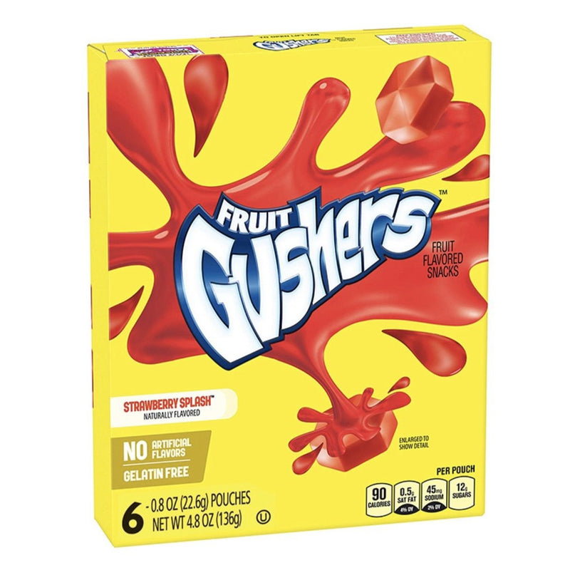 Fruit Gushers Strawberry Splash 136g