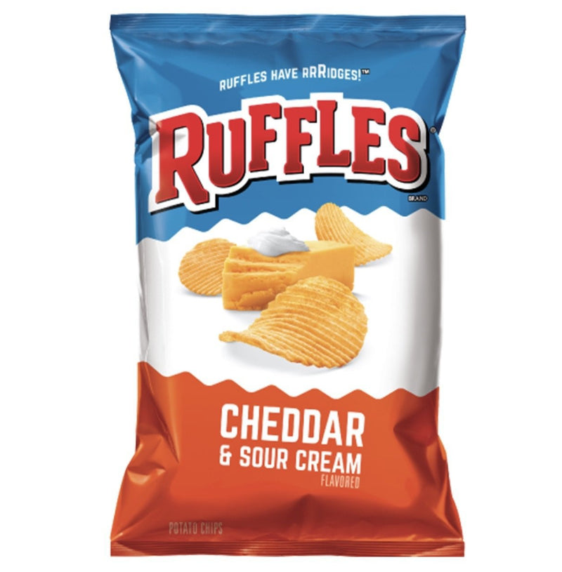 Ruffles cheddar and sour cream 184.2g
