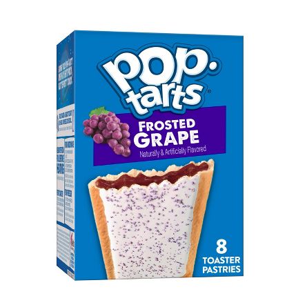 pop tarts frosted grape 8 pack 384g