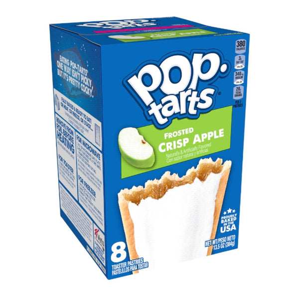 pop tarts frosted crisp apple 8 pack 384g