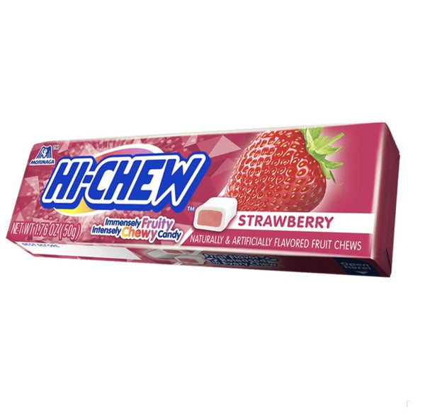 Hi Chew Strawberry Flavoured Fruit Chews 50g