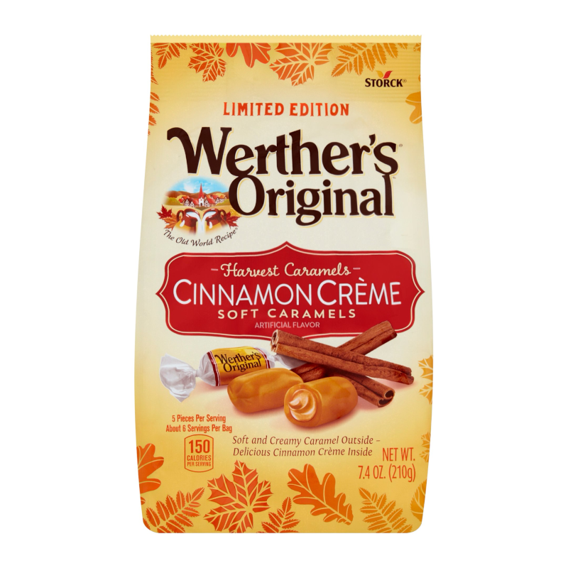 Werther's Original Cinnamon Crème Soft Caramels (210g)