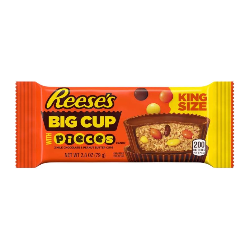 Reese's Pieces Big Cup Peanut Butter Cups King Size (79g)