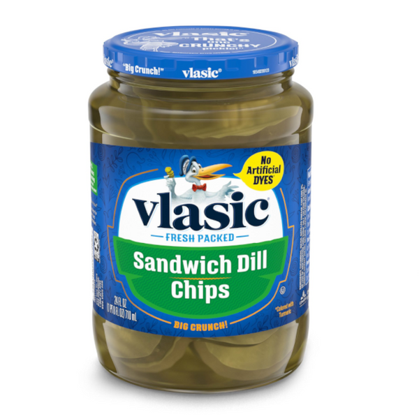 Vlasic Sandwich Dill Chips (710ml)