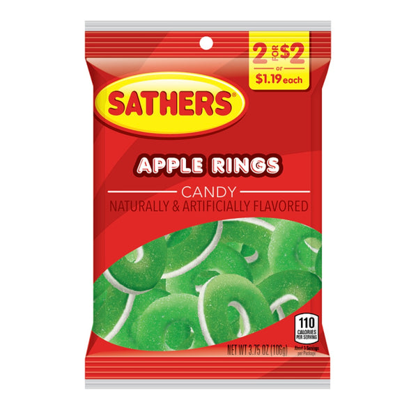 Sathers Gummallos Apple Rings (78g)