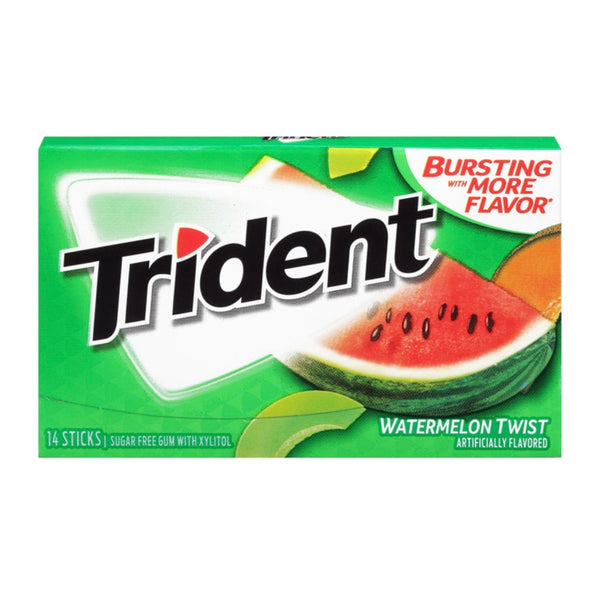 Trident Watermelon Twist Gum- 14pc