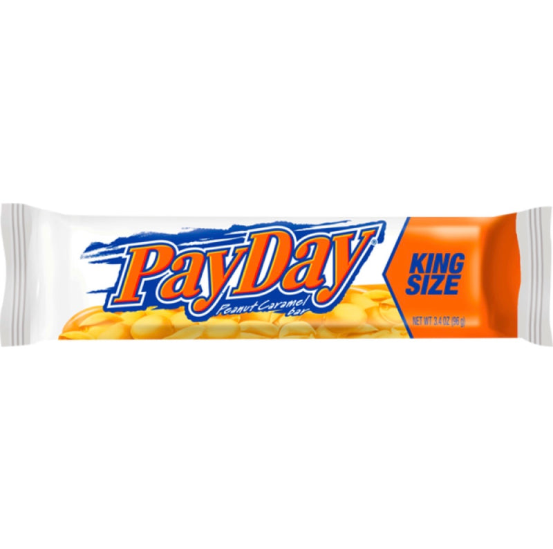 payday king size peanut caramel bar 96g