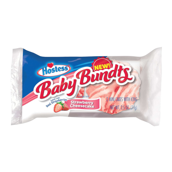 Hostess Strawberry Cheesecake Baby Bundts 2-Pack (71g)