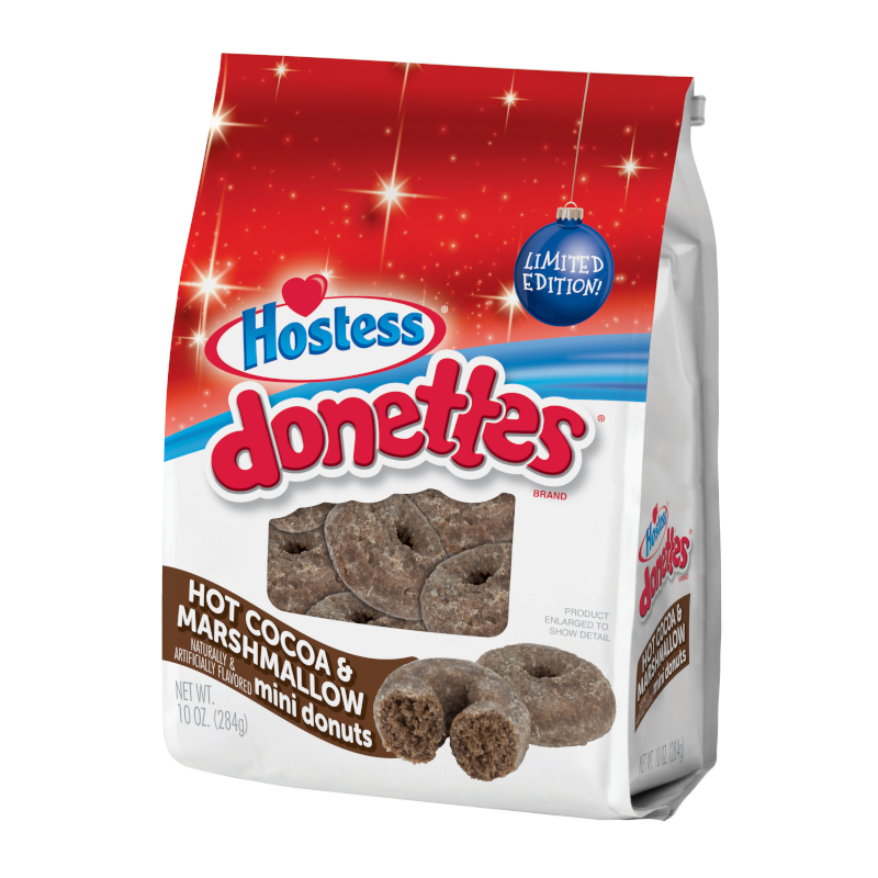 Hostess Donettes Hot Cocoa & Marshmallow Mini Donuts (298g)
