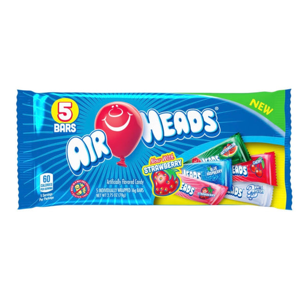 airheads 5 bars assorted pack 78g