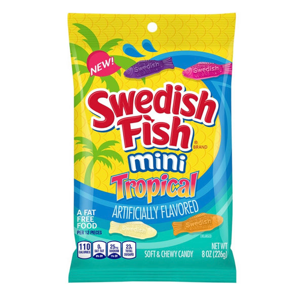 Swedish Fish Tropical Peg Bag (226g)