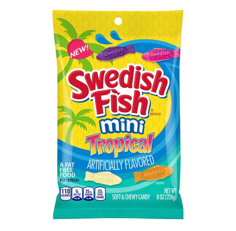 Swedish Fish Tropical Peg Bag (226g)