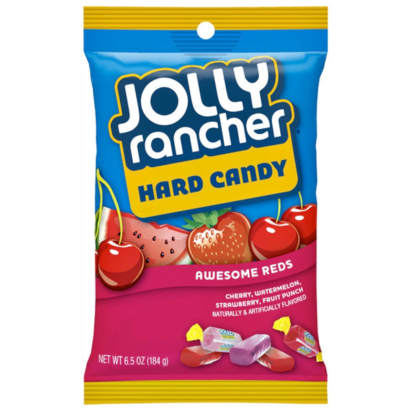 Jolly Rancher Hard Candy Awesome Reds Peg Bag 184g
