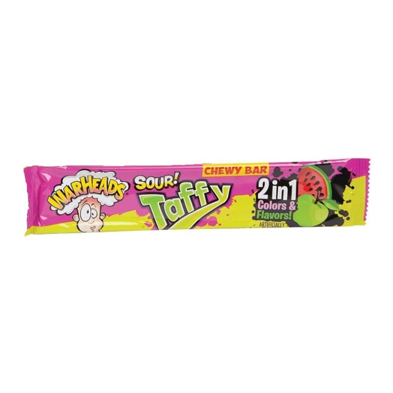 Warheads Sour Taffy Bar 2in1 (42g)