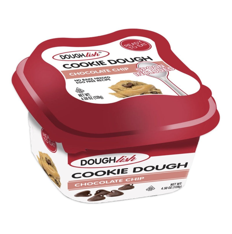 Doughlish Chocolate Chip Flavoured Cookie Dough 128g