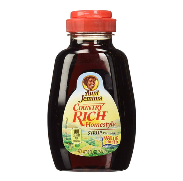 aunt jemima country rich homestyle syrup 236ml