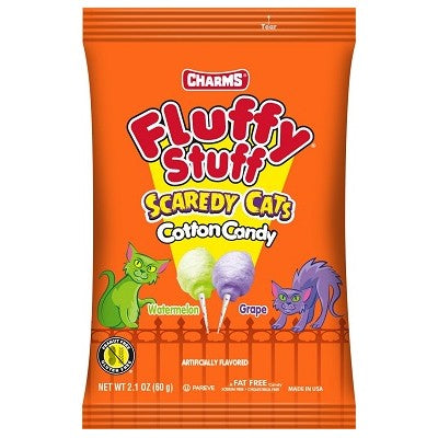 charms fluffy stuff scaredy cats cotton candy 60g