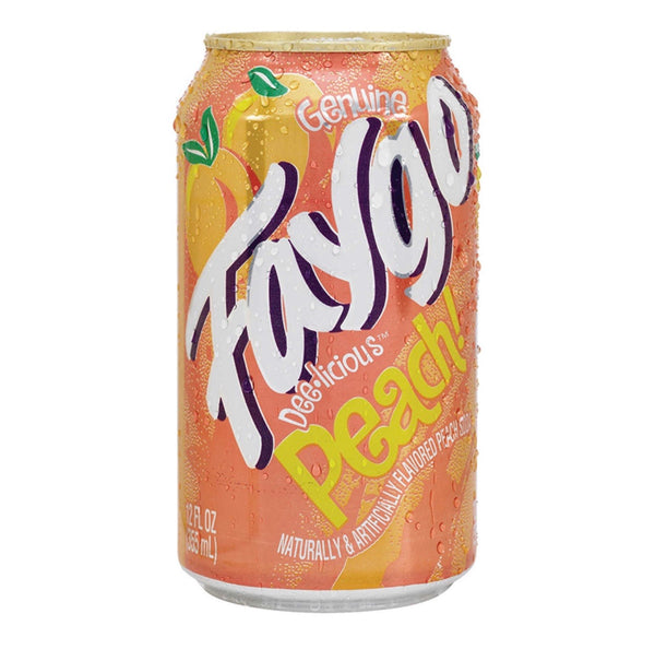 Faygo Peach Soda Can 355ml