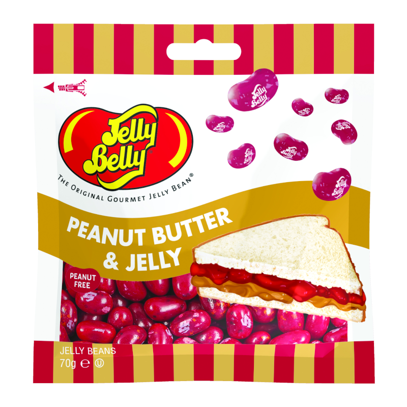Jelly Belly Peanut Butter And Jelly Jelly Beans 70g