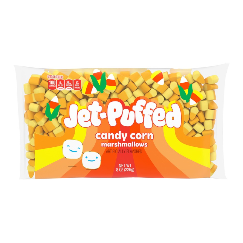jet puffed candy corn marshmallows 226g