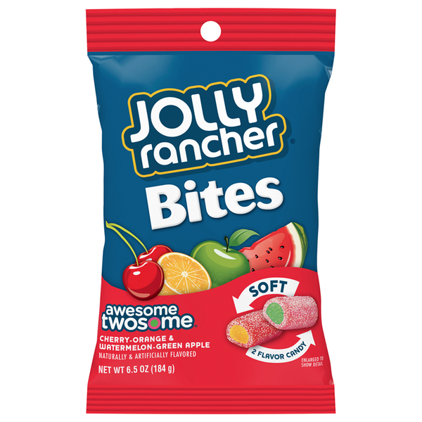 Jolly Rancher Bites Awesome Twosome Peg Bag 184g