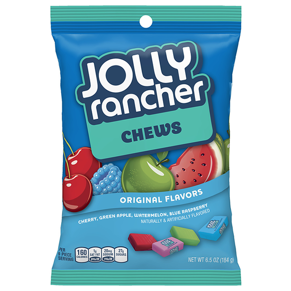 Jolly Rancher Chews Original Flavours Peg Bag 184g