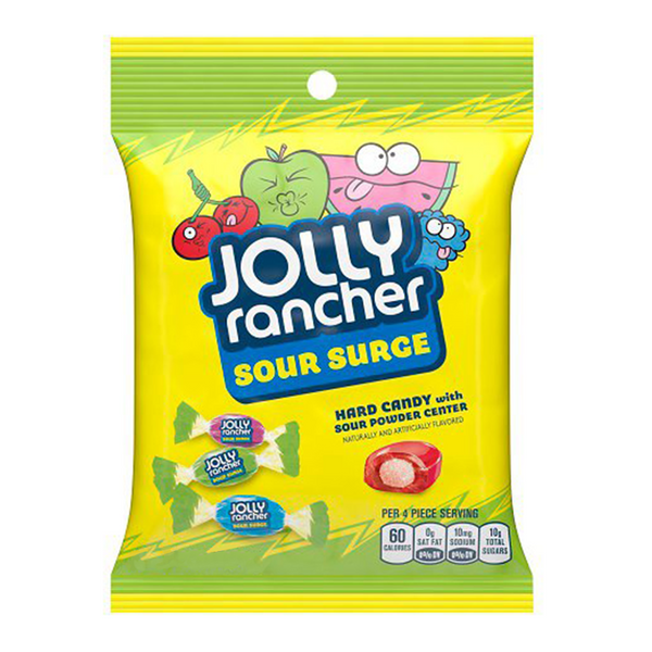Jolly Rancher Sour Surge Peg Bag 184g