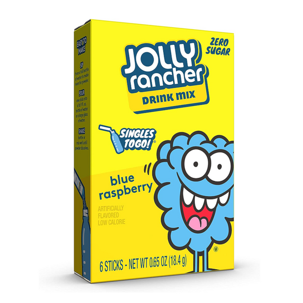 Jolly Rancher Singles To Go Drink Mix Blue Raspberry (18.4g)