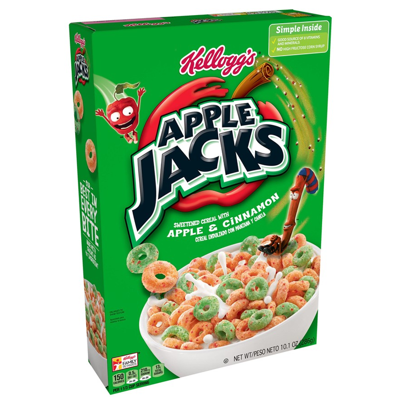 Kelloggs Apple Jacks Cereal 286g