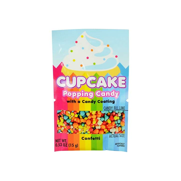 Cupcake Popping Candy with Candy Coating (15g)