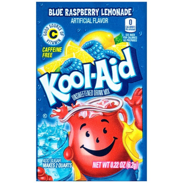 Kool Aid Blue Raspberry Lemonade Drink Mix 6.2g
