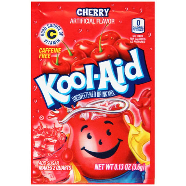 Kool Aid Cherry Drink Mix 3.6g