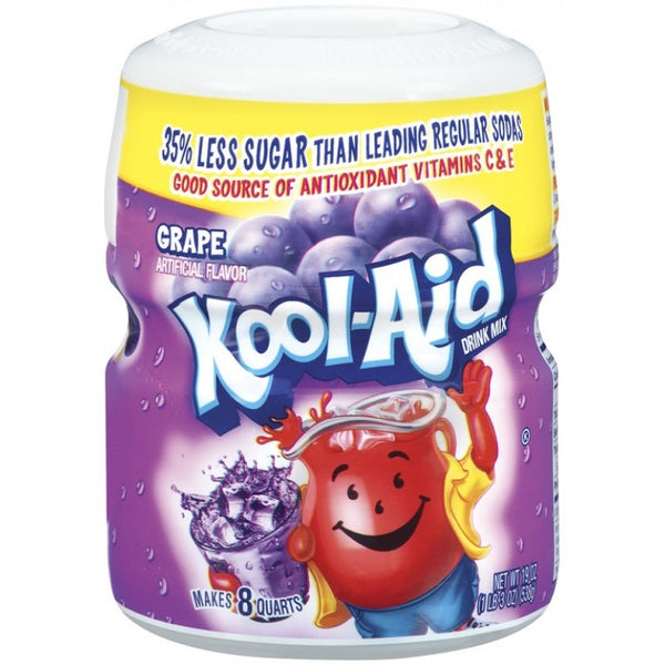 Kool Aid Grape Drink Mix Tub 538g