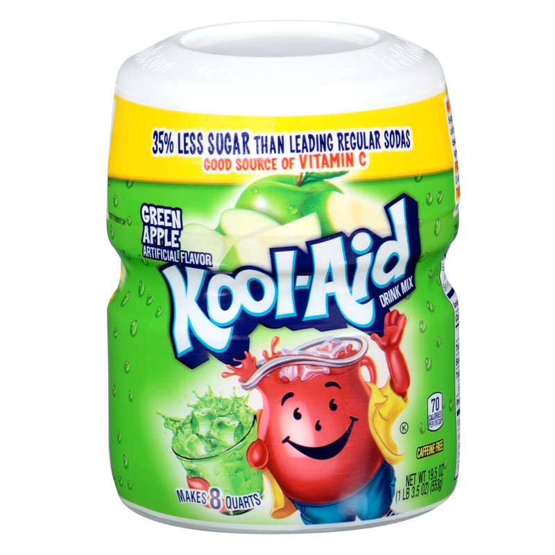 Kool Aid Green Apple Tub (538g)