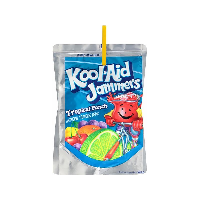 Kool Aid Jammers Tropical Punch Pouch 177ml