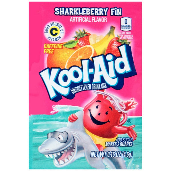 Kool Aid Sharkleberry Fin Drink Mix 4.6g
